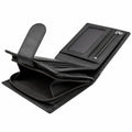Portefeuille homme noir avec fermeture éclair