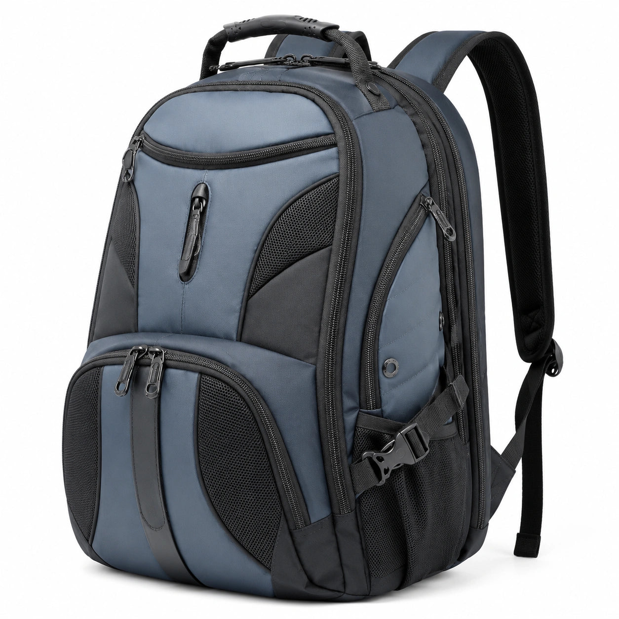 Sac à dos imperméable multifonction bleu/gris