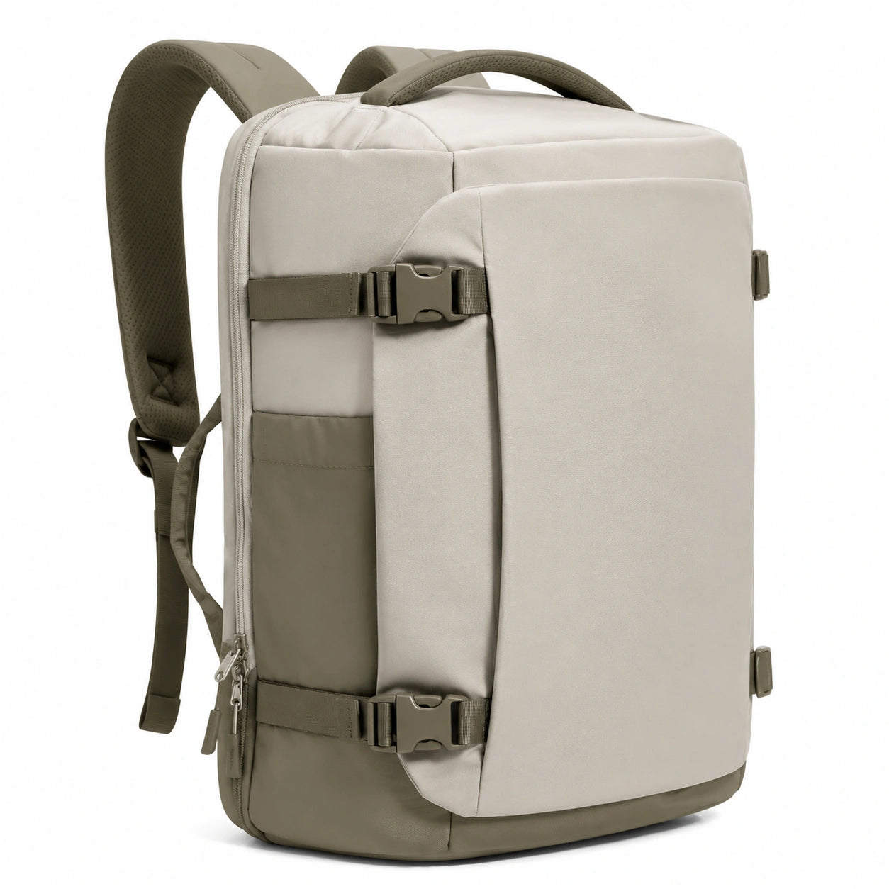 Sac à Dos Moderne Beige / Kaki avec Poche Ordinateur 25L