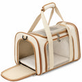 Sac de Transport pour Animaux Portable Beige