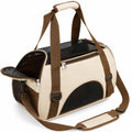 Sac de transport pour animaux 43x22x27 cm beige/marron